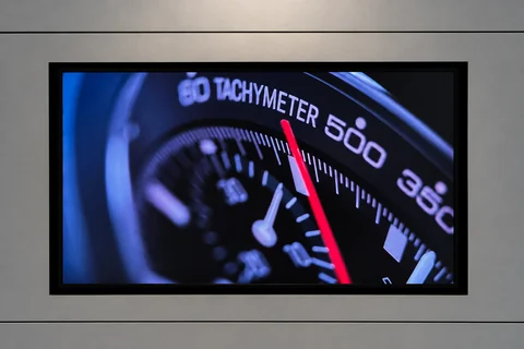 Sherwood display installation within a Nanaimo dealership’s reception wall